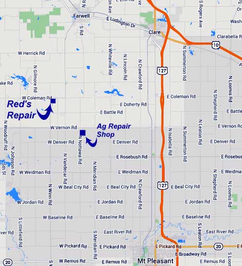 Map to Reds Repair